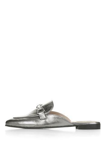 Topshop Kylie Backless Buckle Loafer