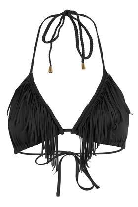 Topshop Braided Fringe Triangle Bikini