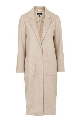 Topshop Patch Pocket Slouch Coat