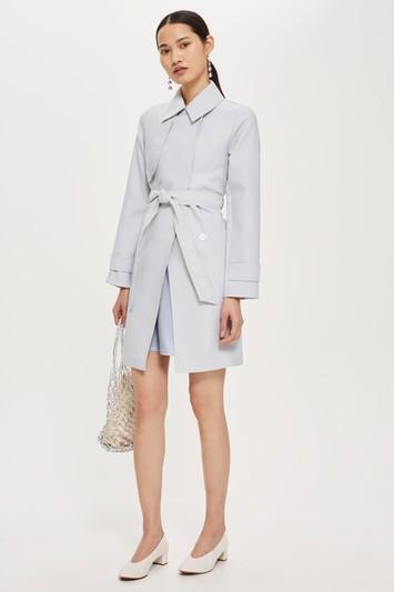 Topshop Ashleigh Crepe Truster Coat