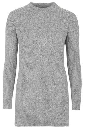 Topshop Salt And Pepper Tunic