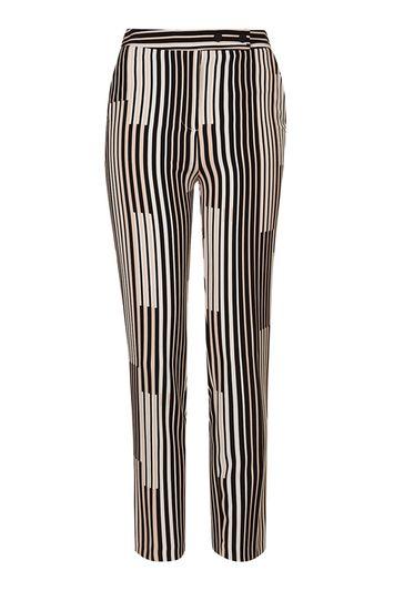 Topshop Piano Stripe Cigarette Trousers