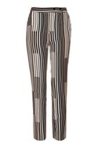 Topshop Piano Stripe Cigarette Trousers