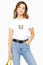 Topshop Petite Butterfly T-shirt
