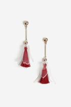 Topshop Stick Tassel Drop Earrings