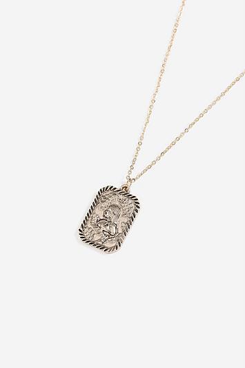 Topshop *joan Of Arc Pendant Necklace