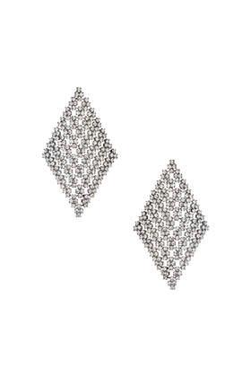 Topshop Diamond Shape Drop Earrings