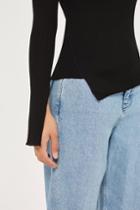 Topshop Round Neck Knitted Top By Boutique