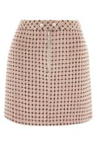 Topshop Pretty Geometric Print Jacquard Mini Skirt