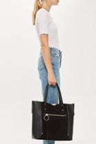 Topshop Sydney Zip Shopper Bag