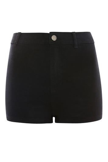 Topshop Tall Black Joni Shorts