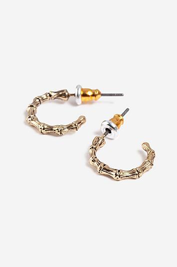 Topshop *mini Bamboo Hoops