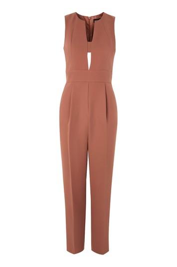 Topshop Tall Open Front Jumpsuit