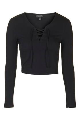 Topshop Tie-front Top