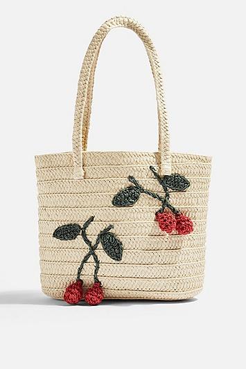Topshop Fruity Cherry Tote Bag
