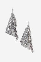 Topshop Double Chainmail Drop Earrings