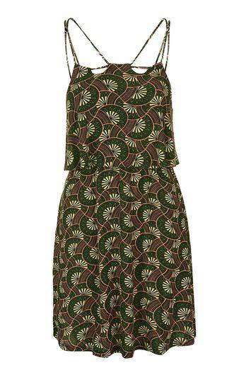 Topshop Petite Tribal Wave Dress