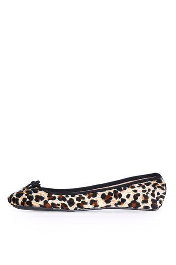 Topshop Vibrant Velvet Ballet Shoes