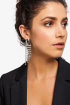 Topshop *rhinestone Drop Earrings