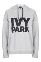 Topshop Oversized Logo Hoodie By Ivy Park