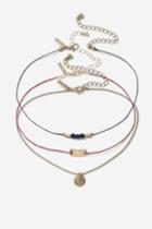 Topshop Bead And Disk Choker Necklace Pack