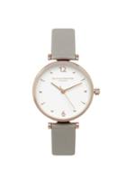 Topshop *grey And Gold Watch By Olivia Burton