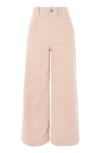 Topshop Tall Twill Sailor Trousers