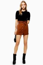 Topshop Paperbag Mini Skirt