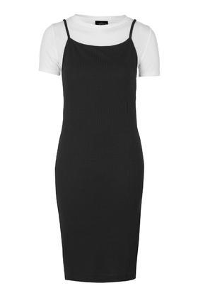 Topshop Petite T-shirt Midi Dress