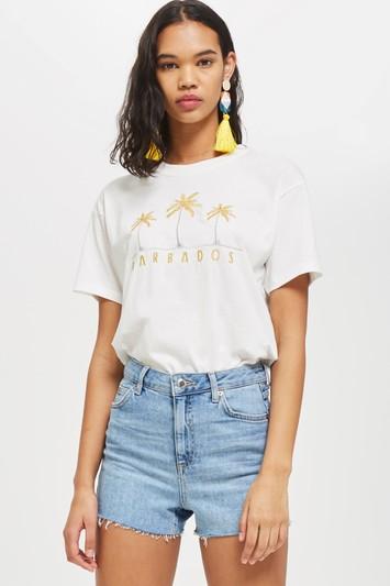 Topshop 'barbados' T-shirt By Tee & Cake