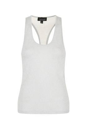 Topshop Metallic Loose Vest