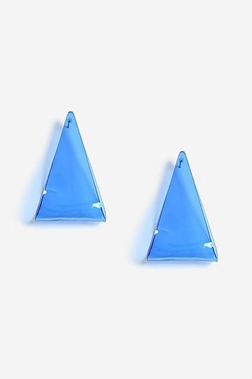 Topshop Folded Triangle Earrings