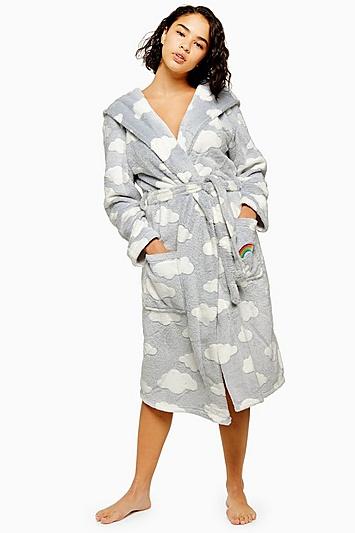 Topshop Petite Cloud Longline Dressing Gown