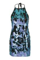 Topshop Sequin Halter Dress By We All Shine