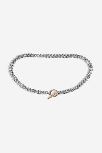 Topshop *chain T-bar Choker
