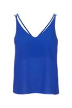 Topshop Petite Double Strap V-front Cami Top