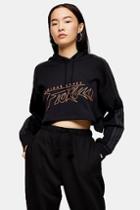 Adidas X Fiorucci Crop Logo Hoodie
