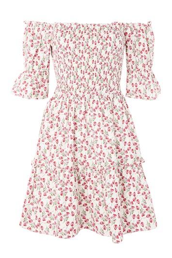 Topshop Limited Edition Liberty Print Rose Bardot Dress