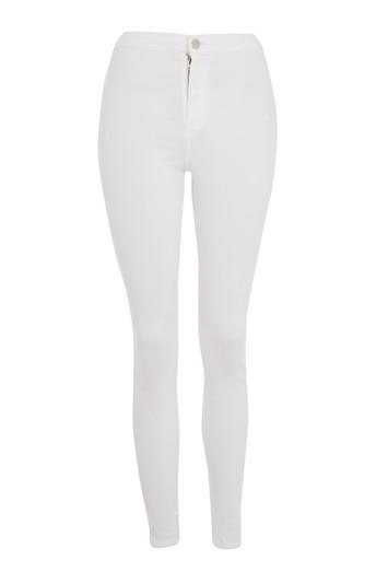 Topshop Petite 28 White Joni Jeans