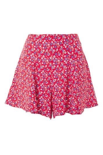 Topshop *bessie Ditsy Flippy Short By Nobody's Child