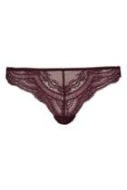 Topshop Two Tone Lace Brazilian Knickers