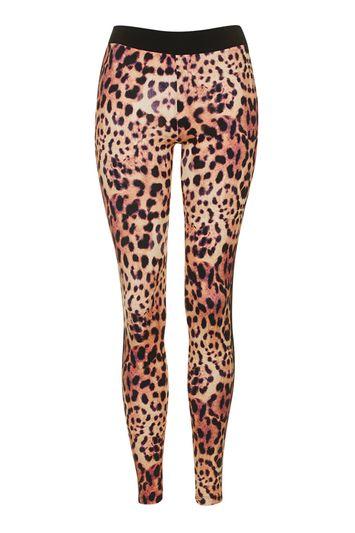 Topshop Leopard Print Leggings