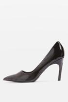 Topshop Glimpse Angled Heel Court Shoes