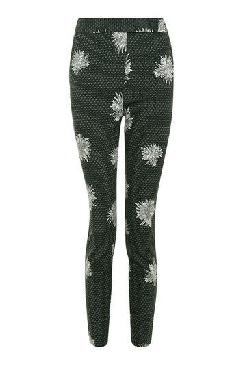 Topshop Floral Cigarette Trousers