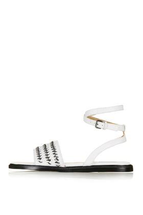 Topshop Flyer Chain Ankle Strap Sandals