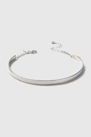 Topshop Thin Metal Bar Choker