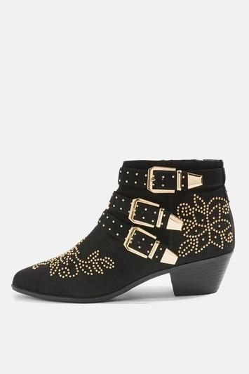 Topshop Kowboy Studded Western Boots