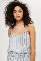 Topshop Brushed Stripe Camisole Top