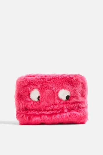 Topshop Marley Fur Make Up Bag