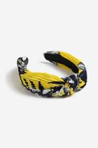 Topshop *floral Pleated Knot Headband